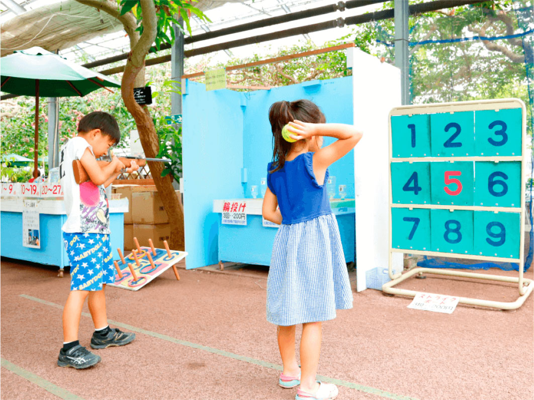 子供が楽しめるエリアもございます。